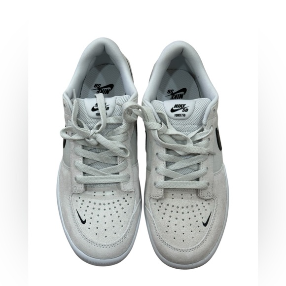 Nike SB Force 58 White Sneakers - Picture 7 of 9